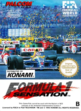 Formula 1 Sensation (Europe) box cover front